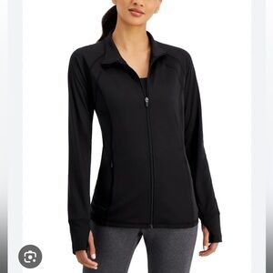 Ideology Black Womens Running Jacket S NWT